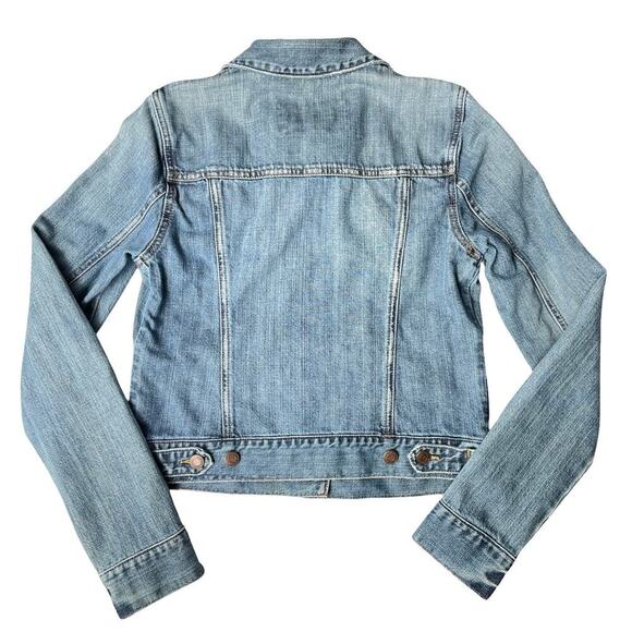 Abercrombie & Fitch Vintage 90s Y2K Distressed Denim Jean Jacket – Size M - Picture 3 of 11